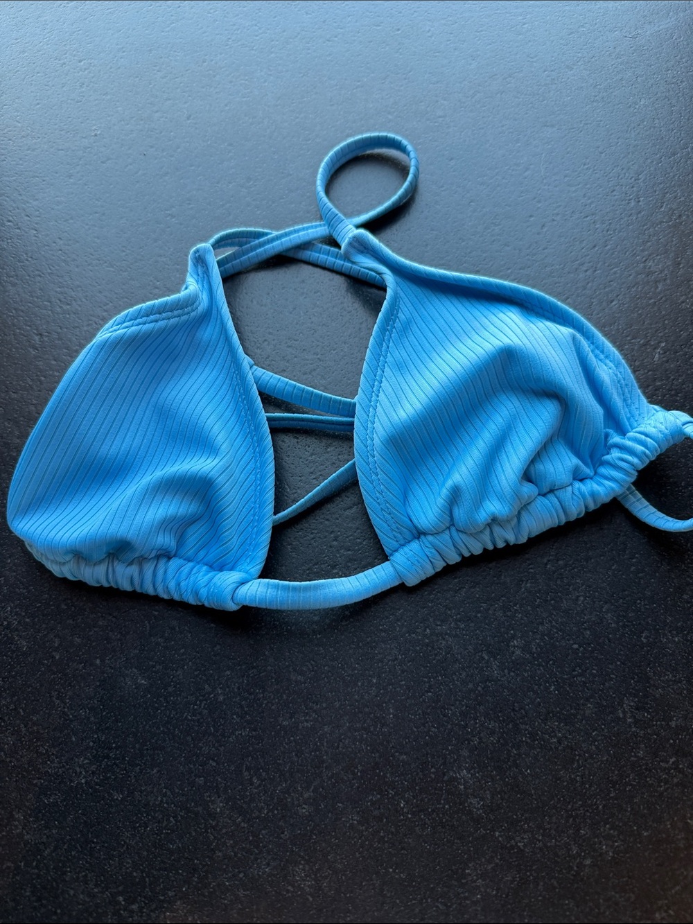 Wild Fable Blue Bikini Top